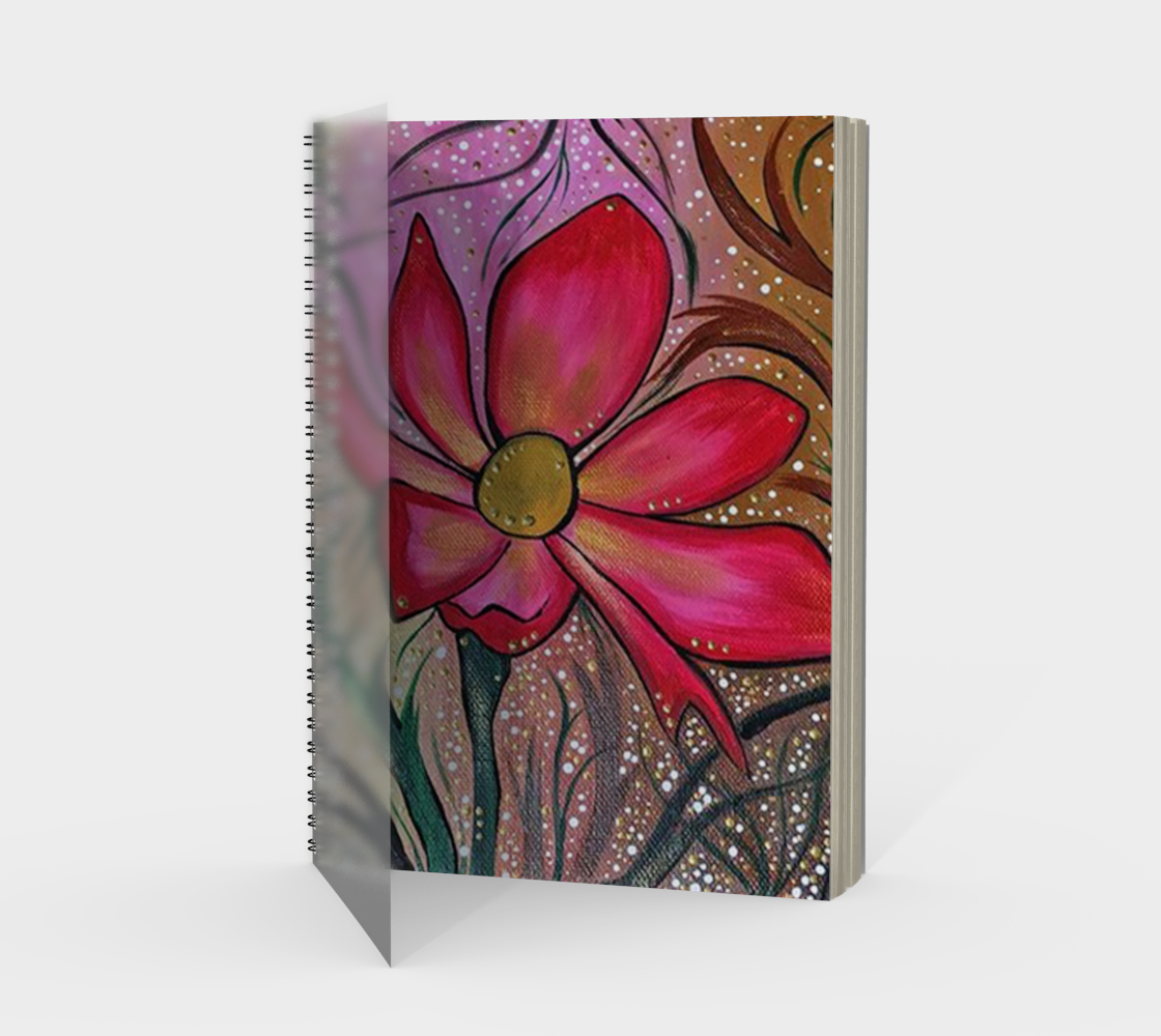 SPIRAL NOTEBOOK WILDFLOWER