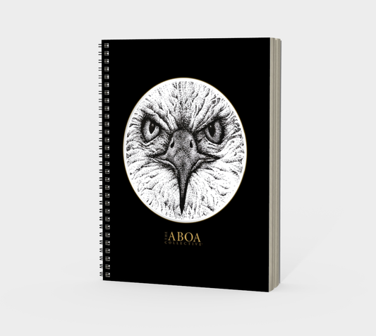 NOTEBOOK, NOTE PAD, JOURNAL, JOURNALING, MIND BODY, HOLISTIC HEALTH, WRITERS, POETRY, BOOK, BOOK LOVERS, SKETCHBOOK, EAGLE, ANIMAL ART, ILLUSTRATION