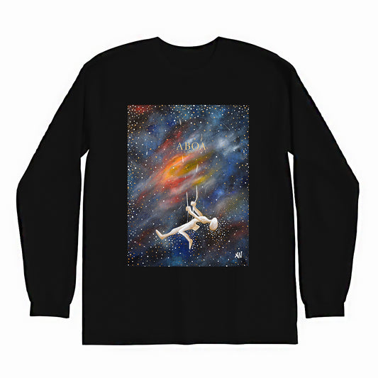 lifestyle apparel, casual clothing, unisex, stippled ink, ink art, pointillism, dot work, animal art, lion, portrait, abstract portrait, pointillism,, meteor showers, universe, spiritual, playground, aliens, long sleeve, long sleeve tee, winter looks, winter fashion, winter wear, streetwear