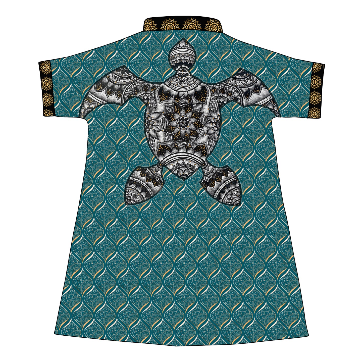 robe, robe style, beach wear, swimwear, cover up,  travel fashion, resort wear, summer fashion, summer looks, boho, boho style, unsiex, pattern design, textile art, swim week, couture, handmade, high fashion, diamond, mandala, sea turtle, turtle, animal lovers