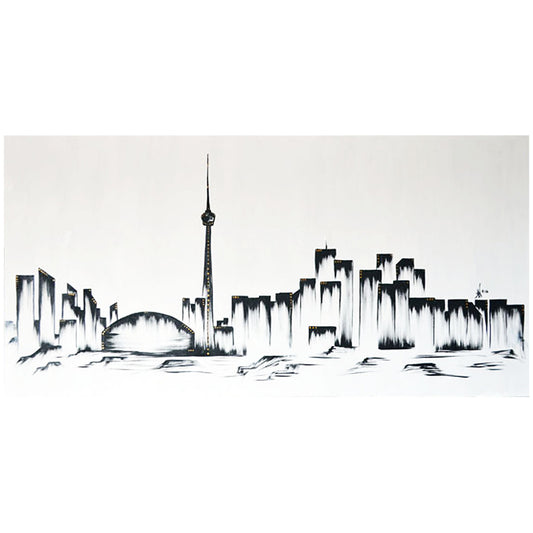 SKYLINE SILHOUETTE MURAL
