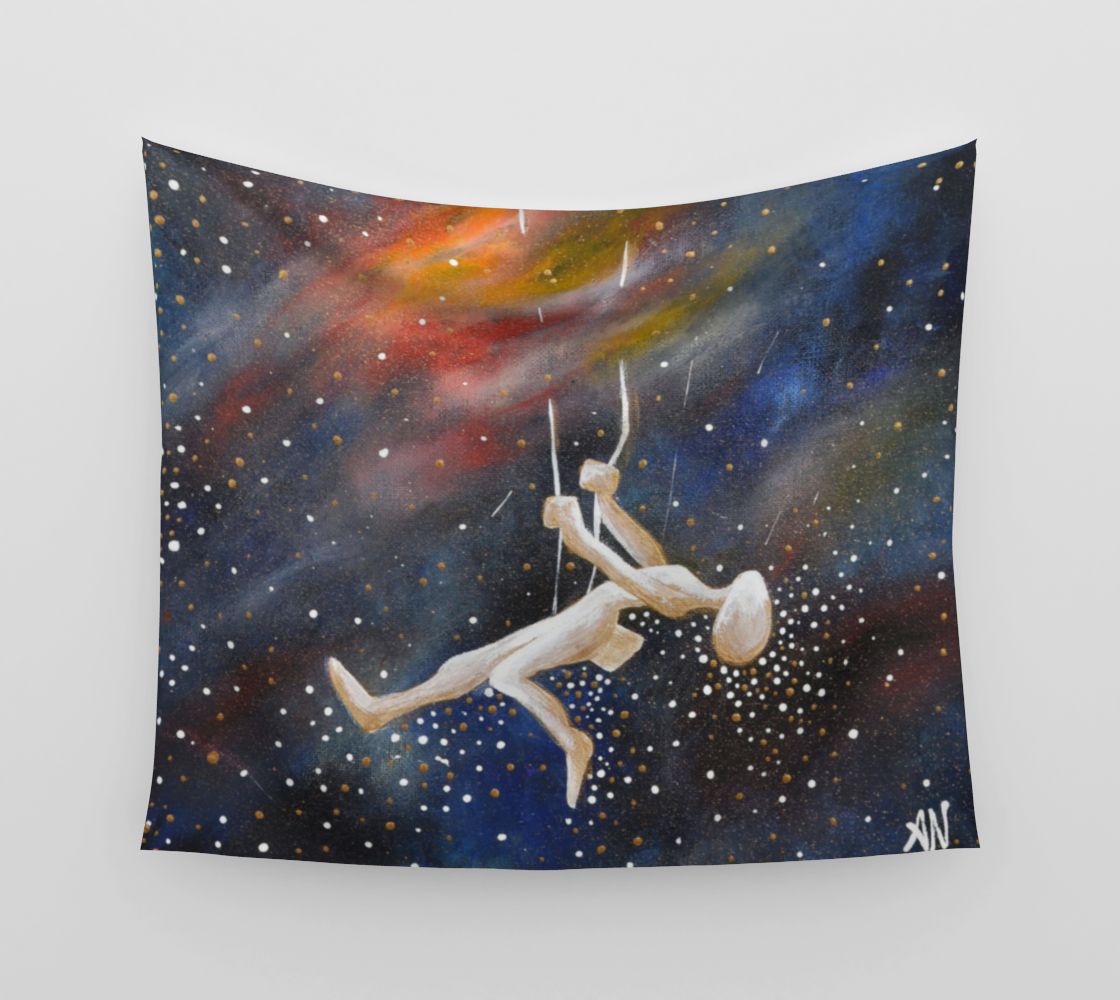 TAPESTRY, WALL TAPESTRY, WALL ART, DECOR, HOME, ART PRINT, CONTEMPORARY ART, METEOR SHOWER, UNIVERSE, ABSTRACT ART, CONTEMPORARY ART,