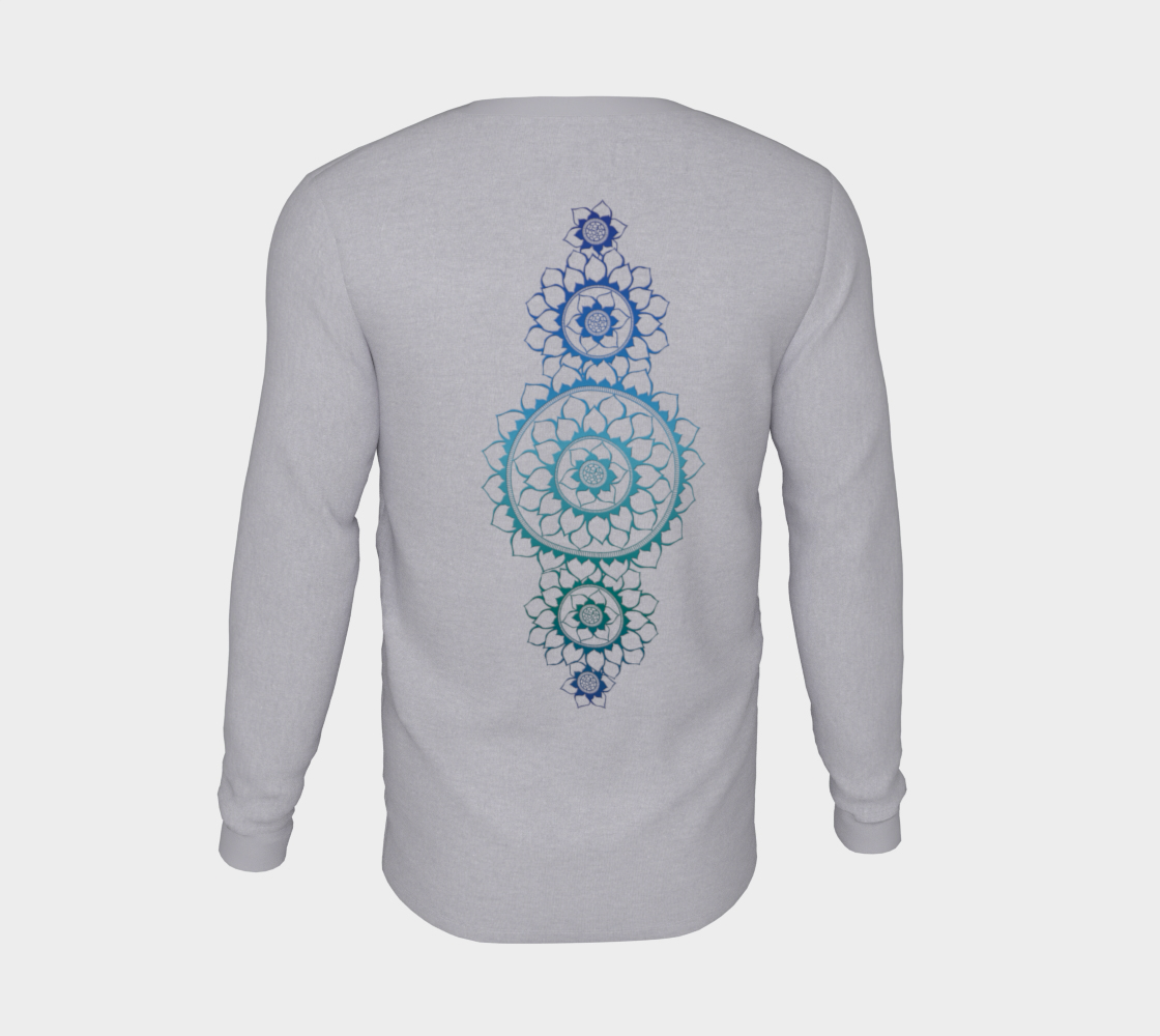 butterfly, animals, blue, mandala, long sleeve, crew neck, long sleeve, sweater, fall fashion, winter wear, fashion art, unisex