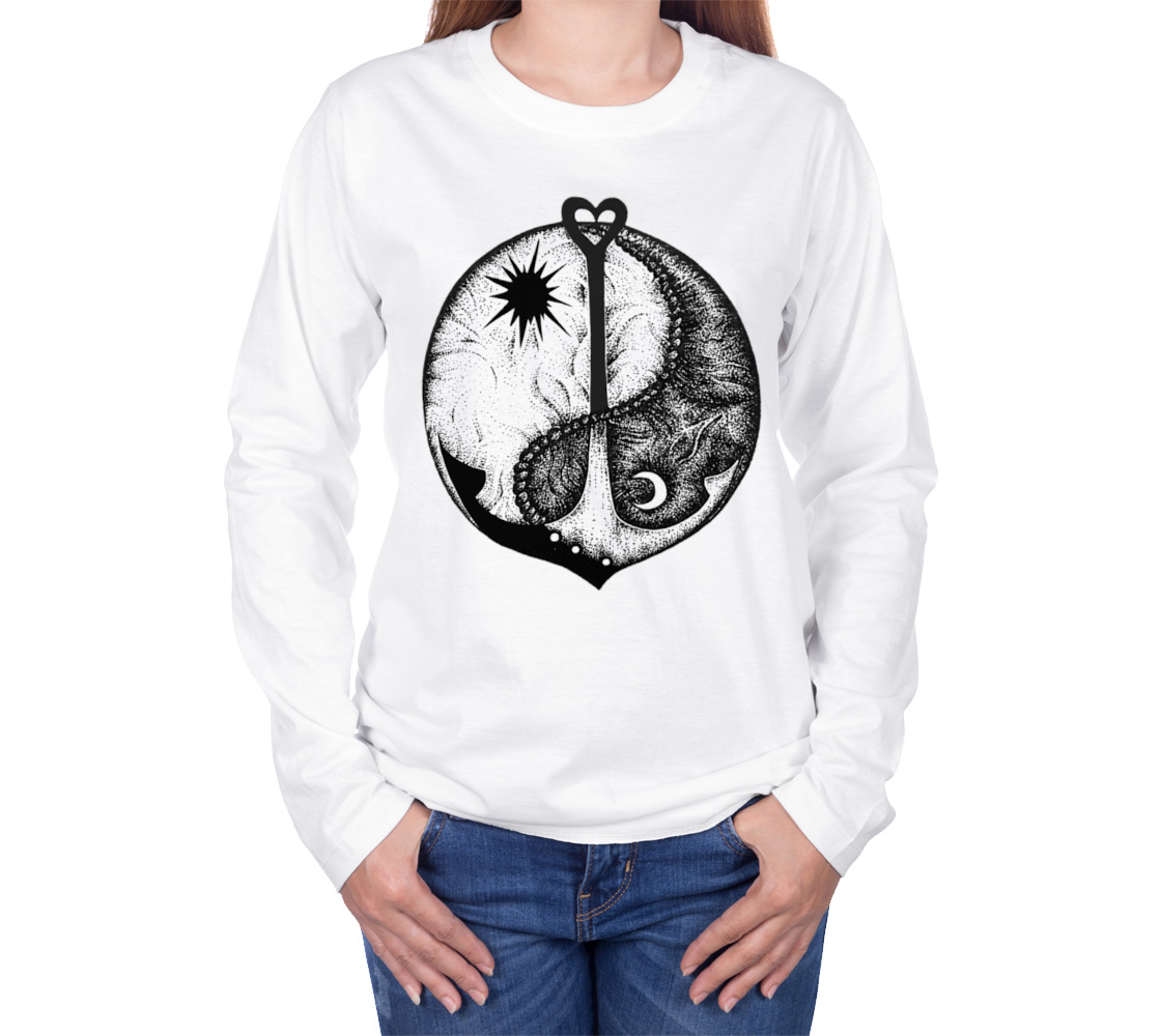 anchor, long sleeve, tees, casual, crew neck, sweater, unisex, fall fashion, winter wear, comfy, fashion art