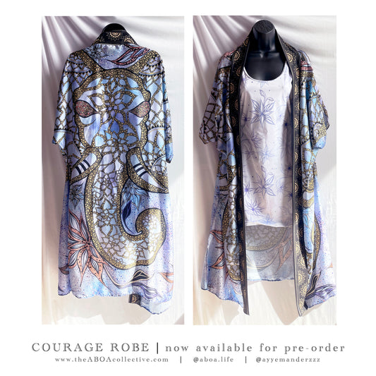 robe, vest, cover up, summer wear, beachwear, casual wear, evening wear, hand made, fashion art, bespoke fashion, elephant, mandala