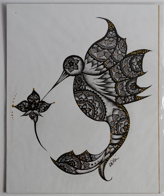 Ink illustration, dot work, pointillism, animal art, mandala, mandala art, wall art, wall decor, contemporary art, art gallery, boho