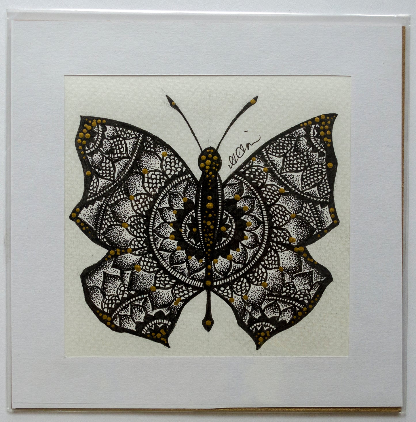 Moth, animal art, stippled, fine art, ink art, contemporary art, wall art, art gallery, art lovers, mandala art, dot work, pointillism