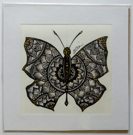 Moth, animal art, stippled, fine art, ink art, contemporary art, wall art, art gallery, art lovers, mandala art, dot work, pointillism