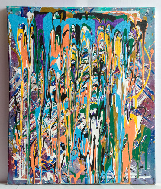 Abstract art, abstract expressionism, drip, painting, contemporary art, fine art, canvas, wall art, wall decor, art collector, colours