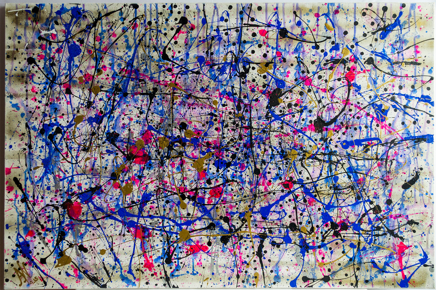 Abstract art, abstract expressionism, portrait, pointillism, painting, tribal, contemporary art, fine art, canvas, wall art, wall decor, art collector, colours