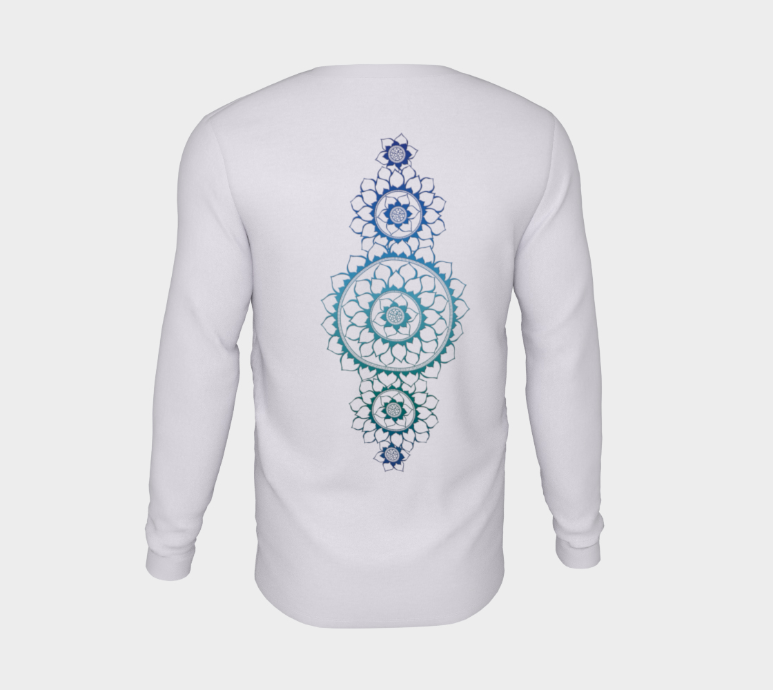 butterfly, animals, blue, mandala, long sleeve, crew neck, long sleeve, sweater, fall fashion, winter wear, fashion art, unisex