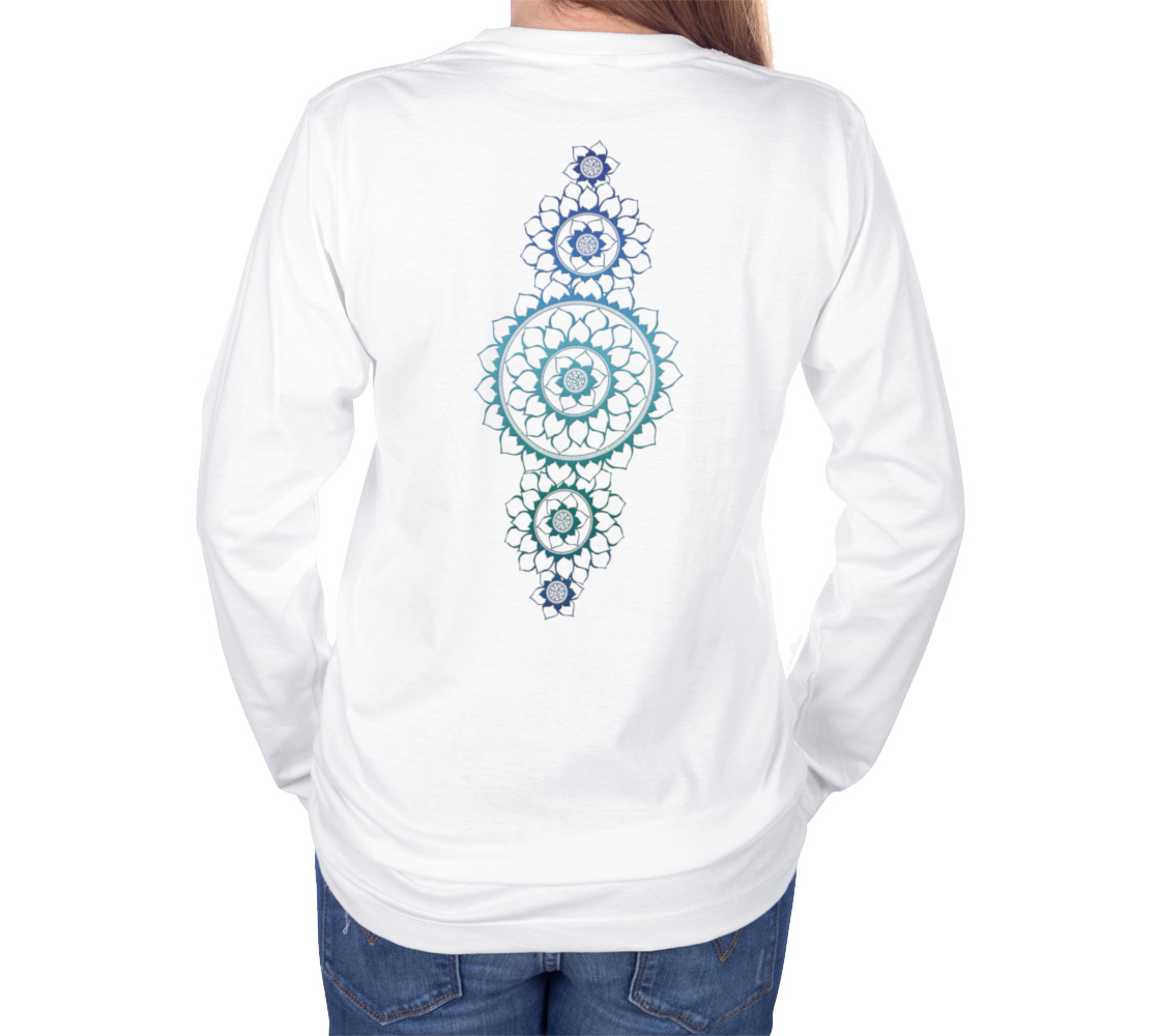 butterfly, animals, blue, mandala, long sleeve, crew neck, long sleeve, sweater, fall fashion, winter wear, fashion art, unisex