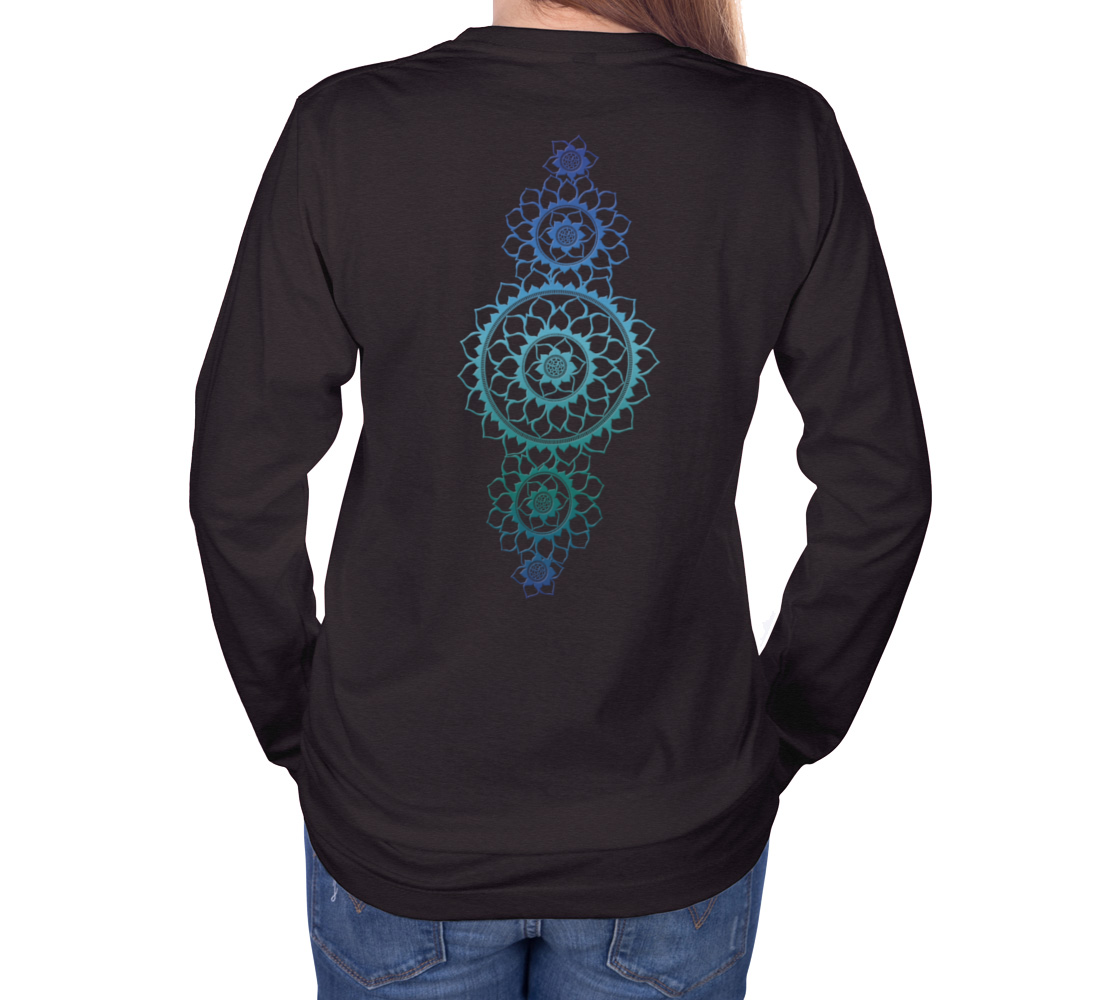 butterfly, animals, blue, mandala, long sleeve, crew neck, long sleeve, sweater, fall fashion, winter wear, fashion art, unisex