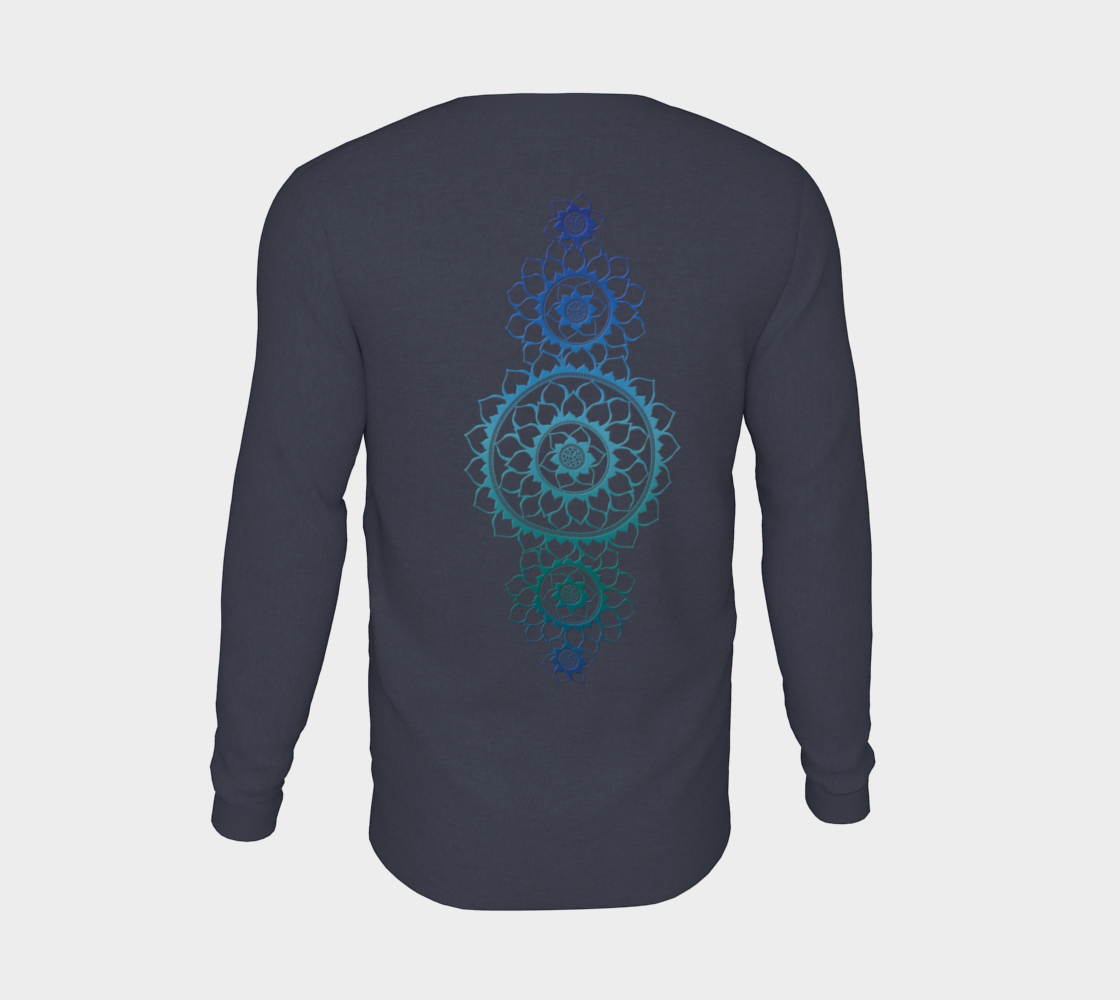 butterfly, animals, blue, mandala, long sleeve, crew neck, long sleeve, sweater, fall fashion, winter wear, fashion art, unisex