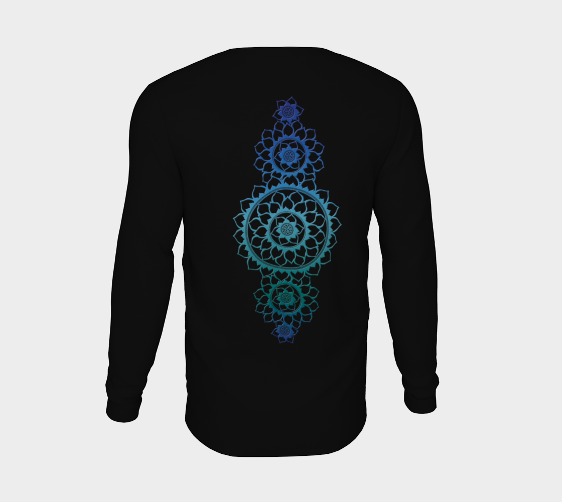 butterfly, animals, blue, mandala, long sleeve, crew neck, long sleeve, sweater, fall fashion, winter wear, fashion art, unisex