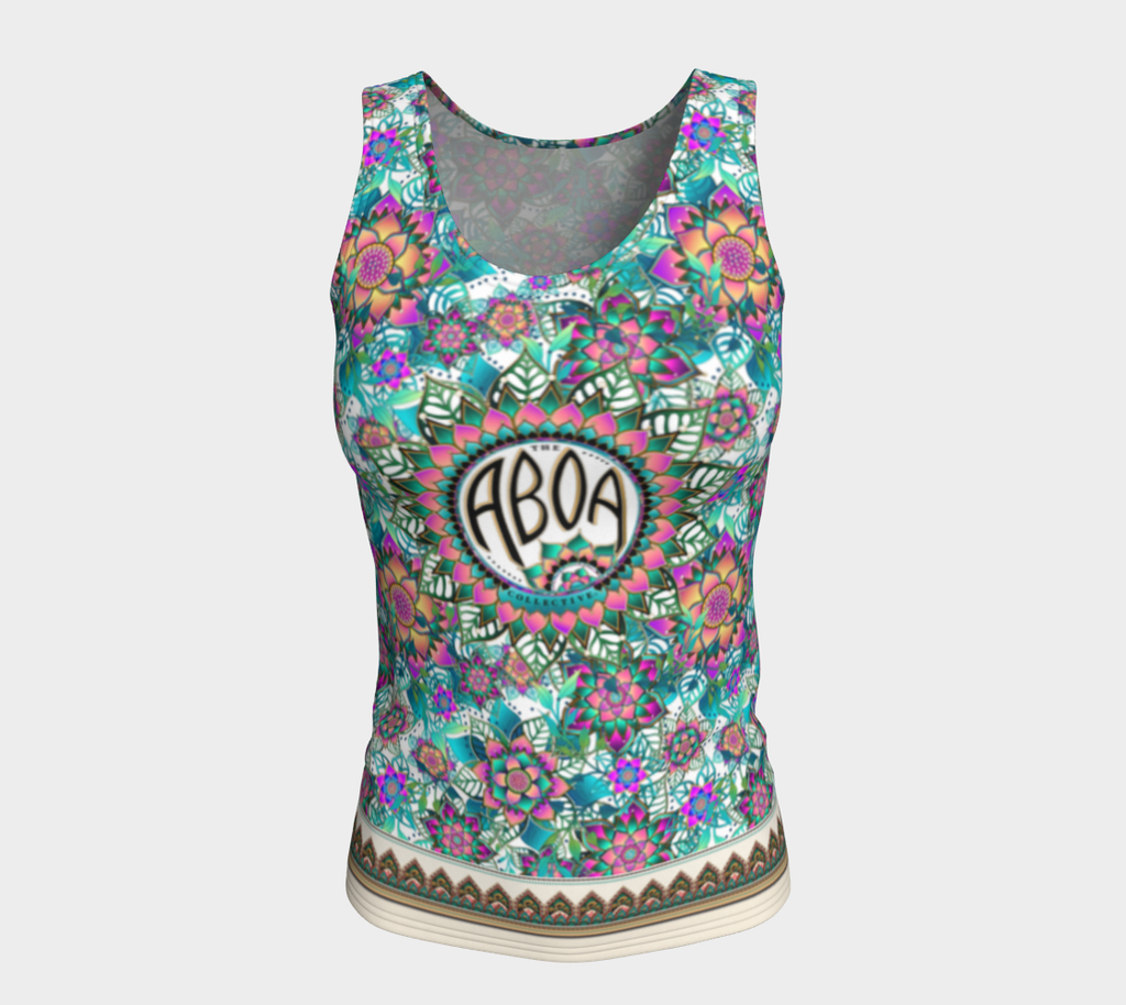 ABOA NOUVEUA TROPICAL SLIMFIT TANK