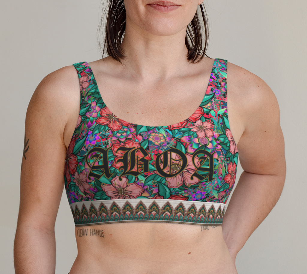 HIBISCUS PURPLE BRALETTE
