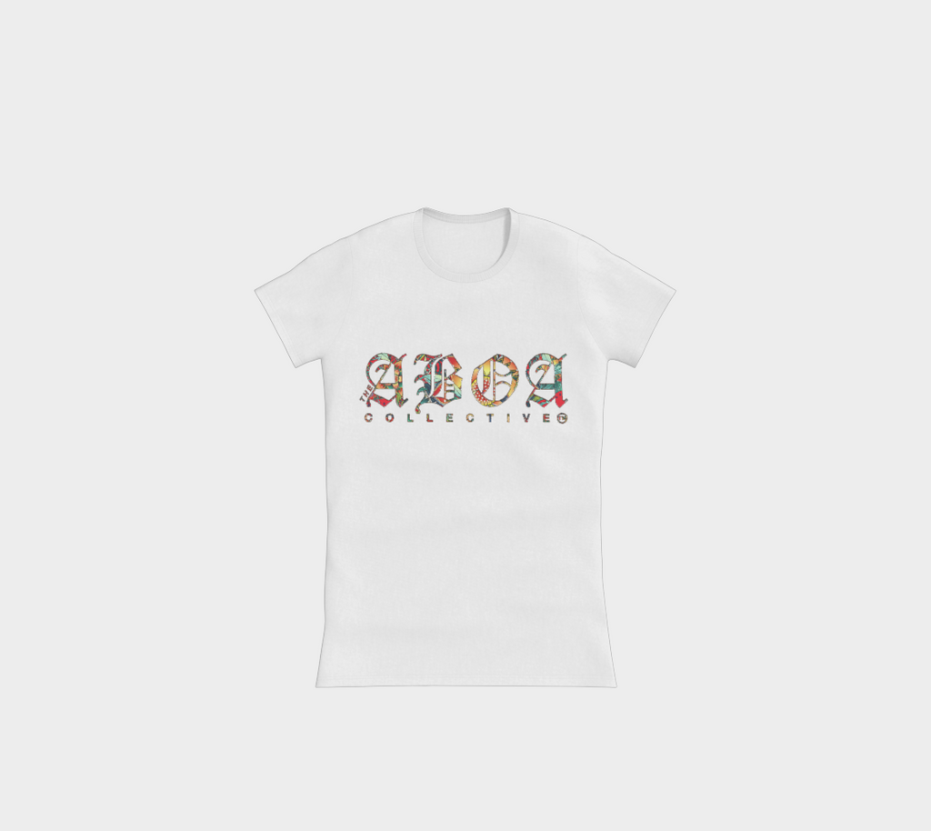 ABOA TROPICAL OLD ENGLISH SLIMFIT TEE
