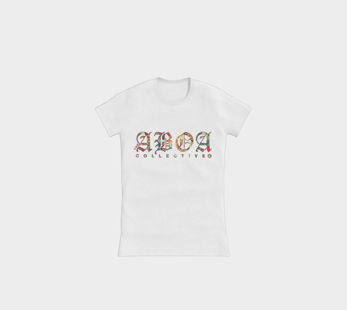 ABOA TROPICAL OLD ENGLISH SLIMFIT TEE
