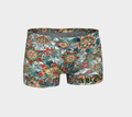 WHITE TROPICAL SHORTS