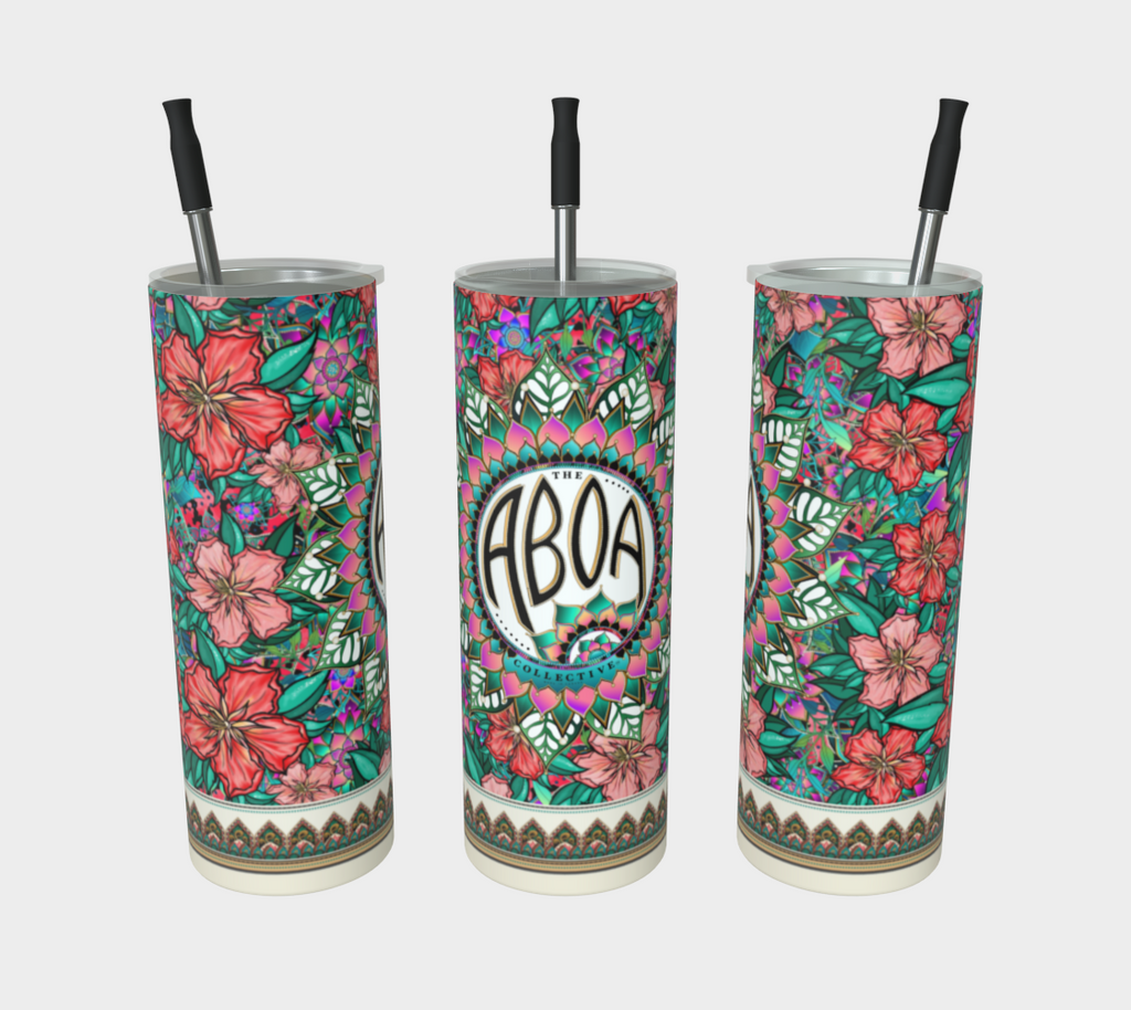 ABOA HIBISCUS TUMBLER