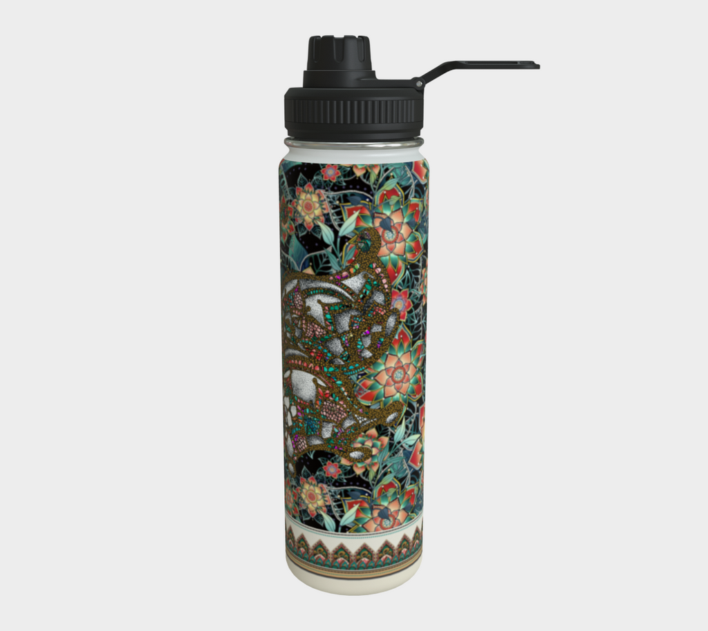 BUTTERFLY TROPICAL WATER BOTTLE