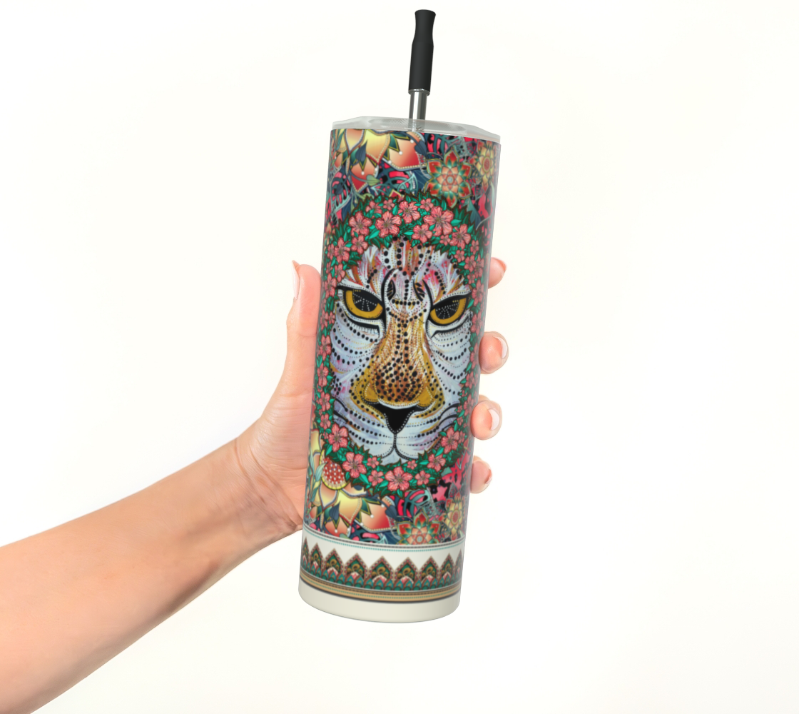 JAGUAR WREATH TUMBLER