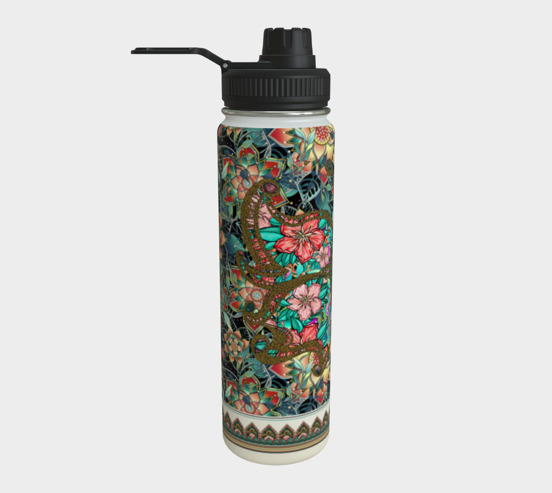 BUTTERFLY TROPICAL WATER BOTTLE