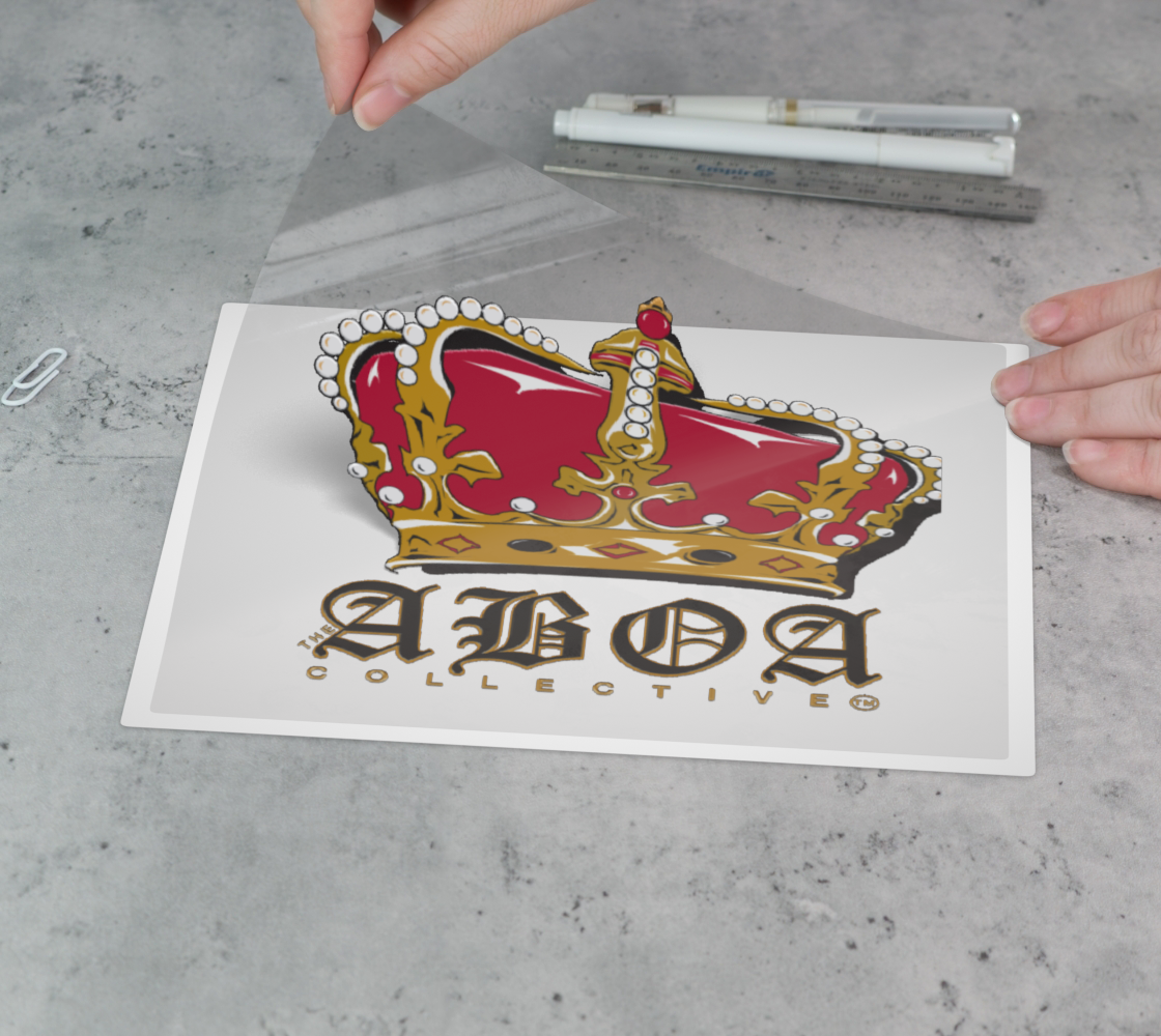 ABOA CROWN STICKER