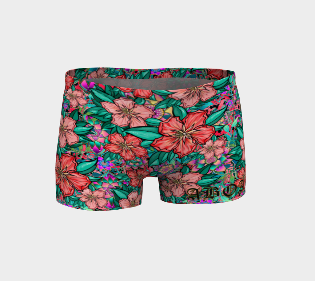 HIBISCUS PURPLE SHORTS
