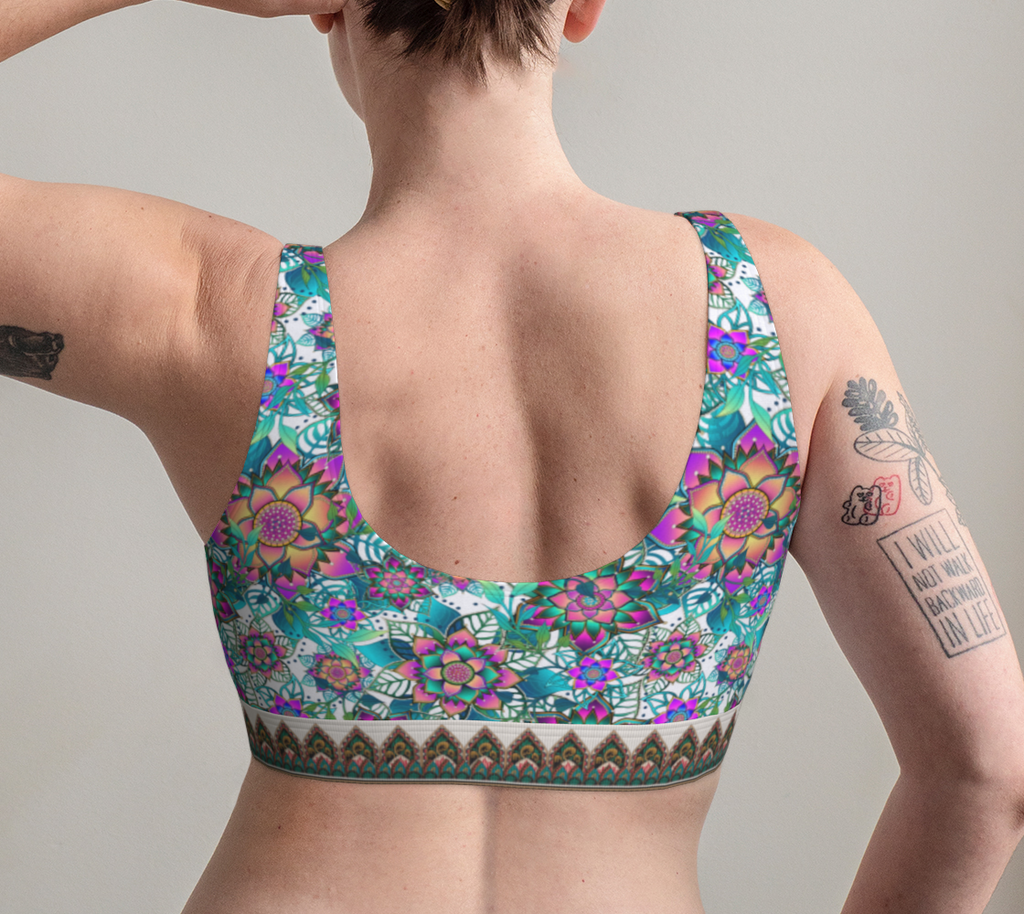 WHITE TROPICAL ORIGINAL BRALETTE