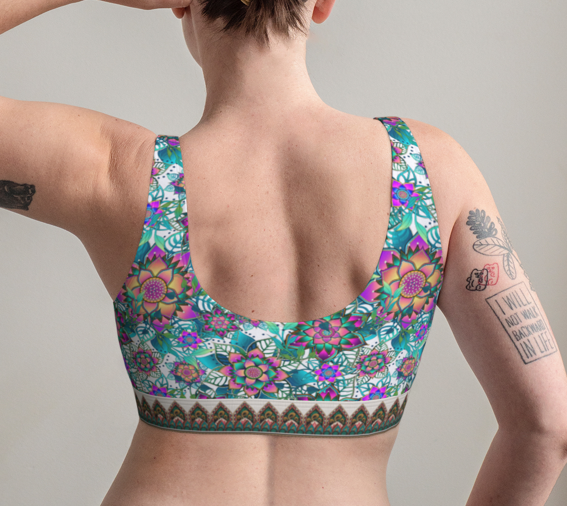 WHITE TROPICAL ORIGINAL BRALETTE