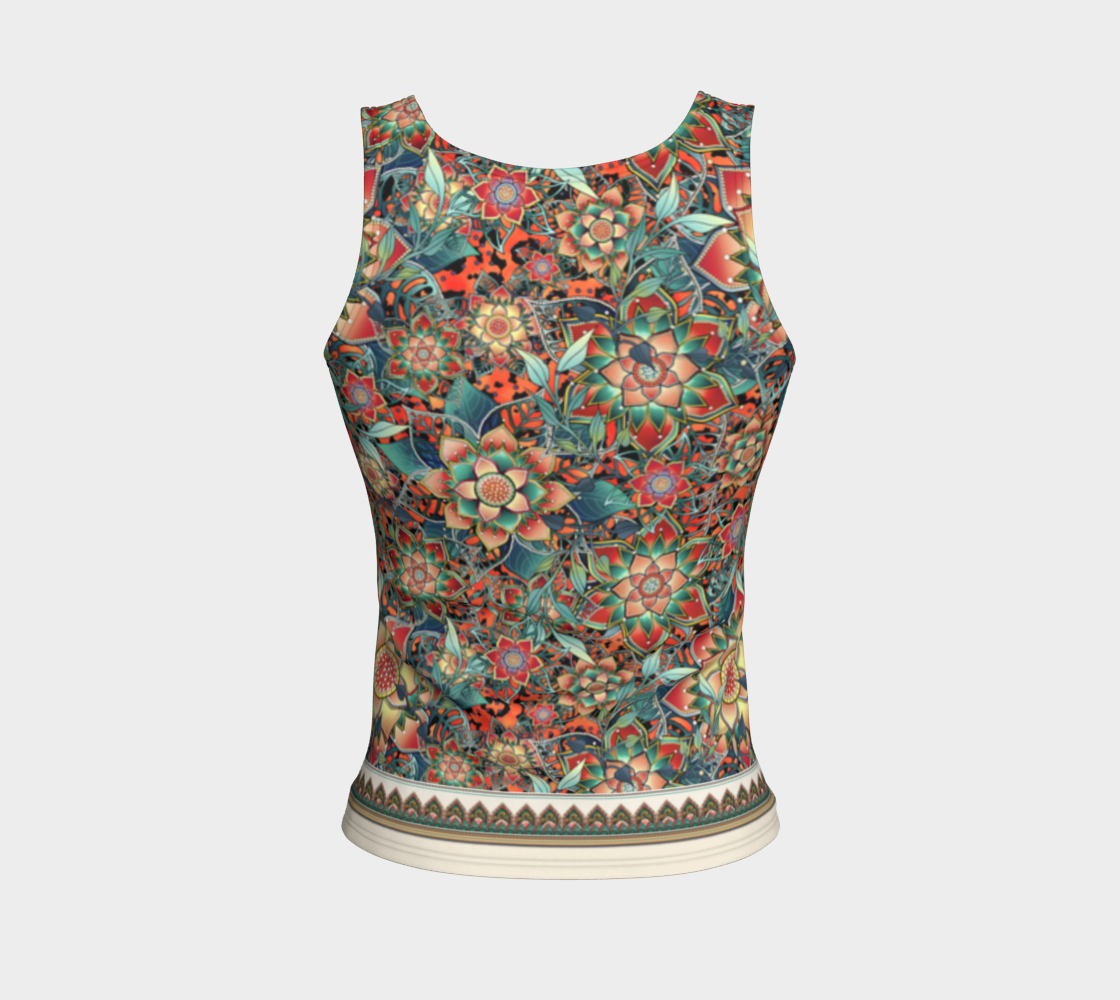ABOA TROPICAL ORANGE FITTED TANK
