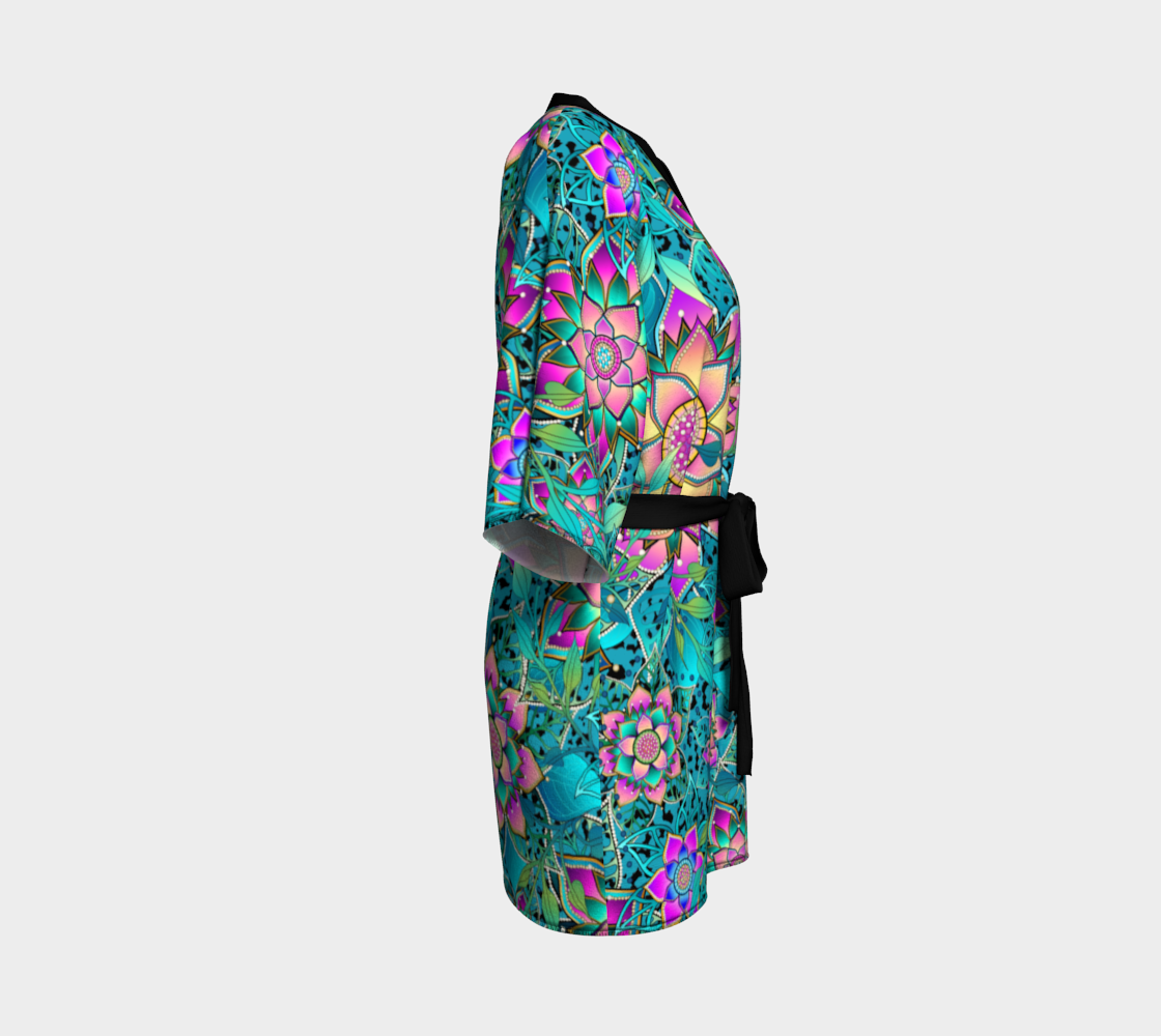 TROPICAL TURQUIOSE KIMONO