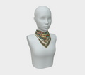 PALE GOLD TROPICAL SCARF