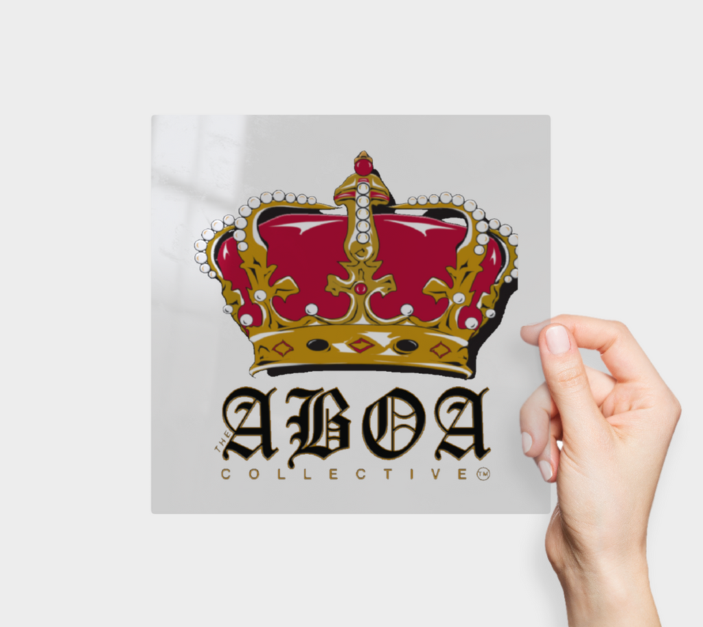 ABOA CROWN STICKER