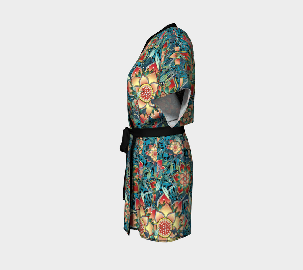 TROPICAL TURQUIOSE KIMONO