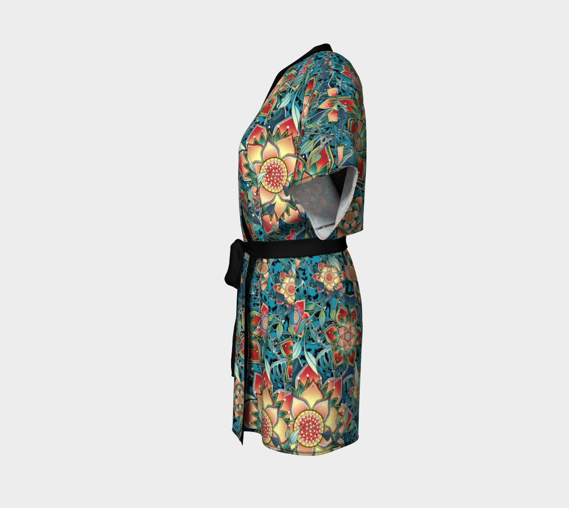 TROPICAL TURQUIOSE KIMONO