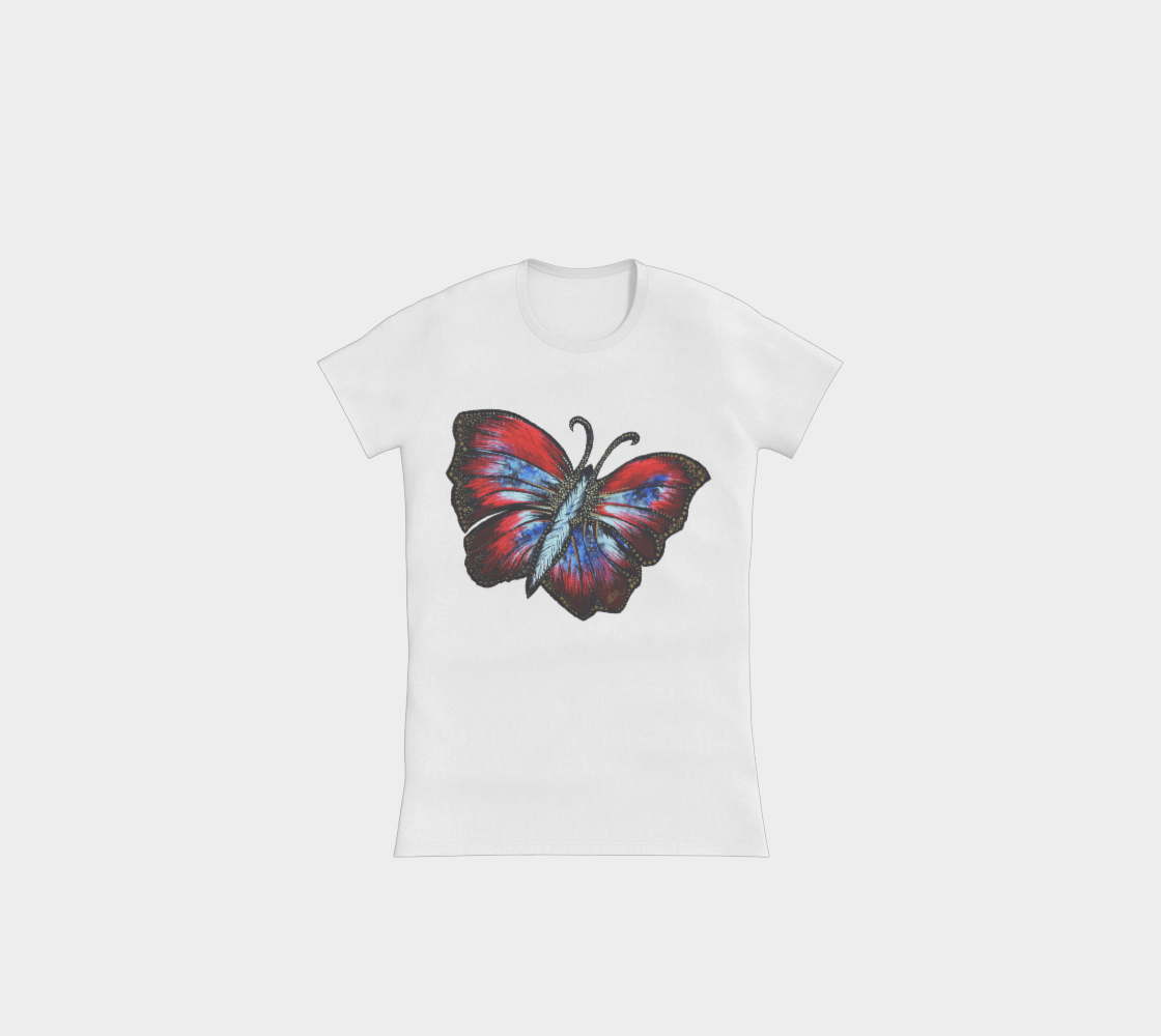 BUTTERFLY FREEDOM SLIMFIT TEE