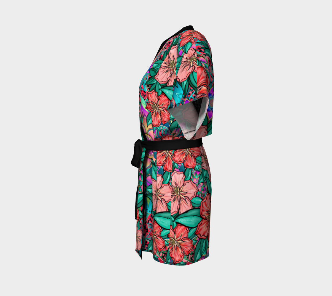 HIBSCUS PURPLE KIMONO