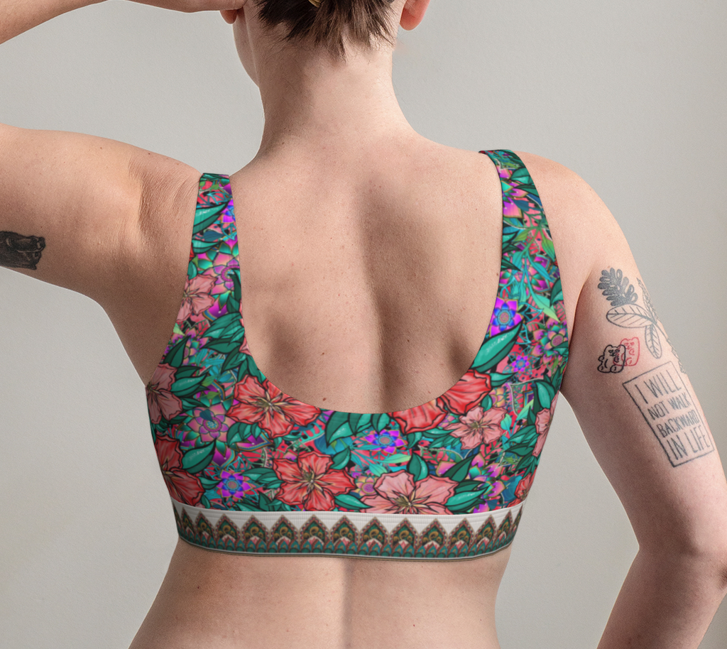 HIBISCUS PURPLE BRALETTE