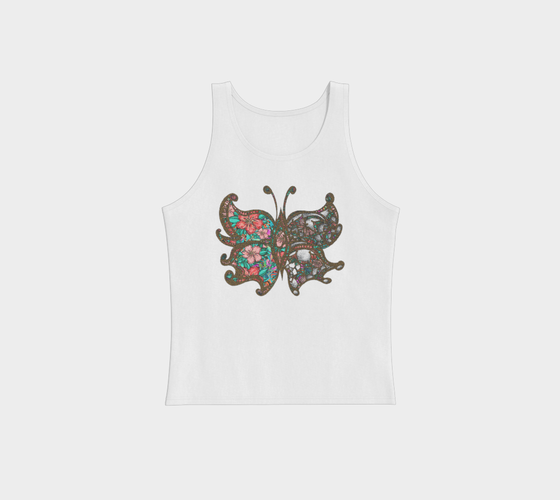 BUTTERFLY TROPICAL UNISEX TANK