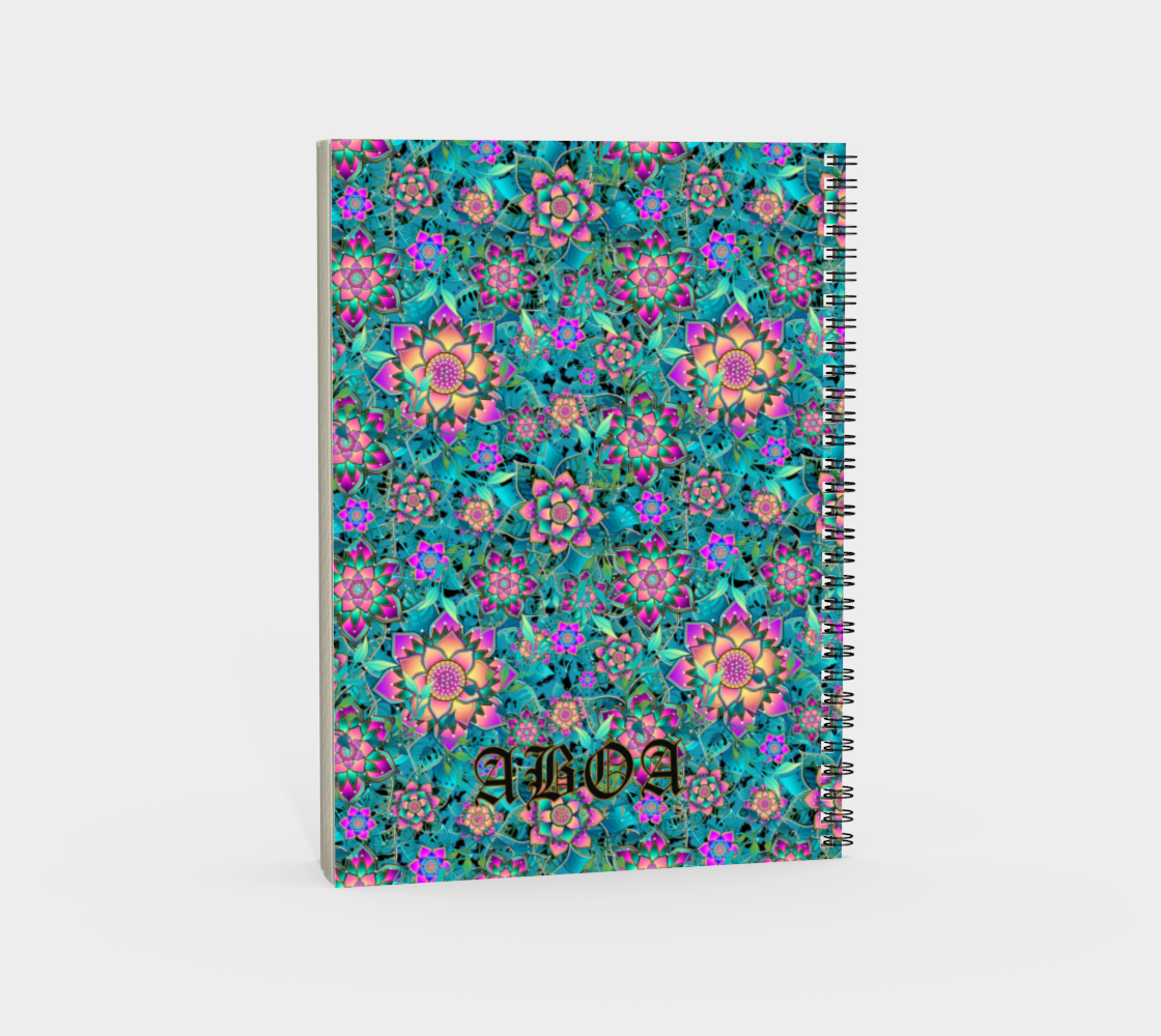 LOTUS SPIRAL NOTEBOOK