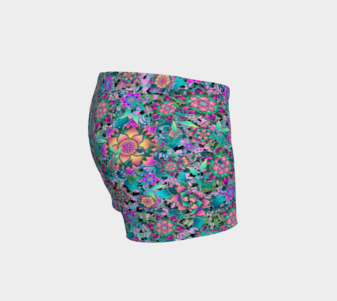 PURPLE TROPICAL SHORTS