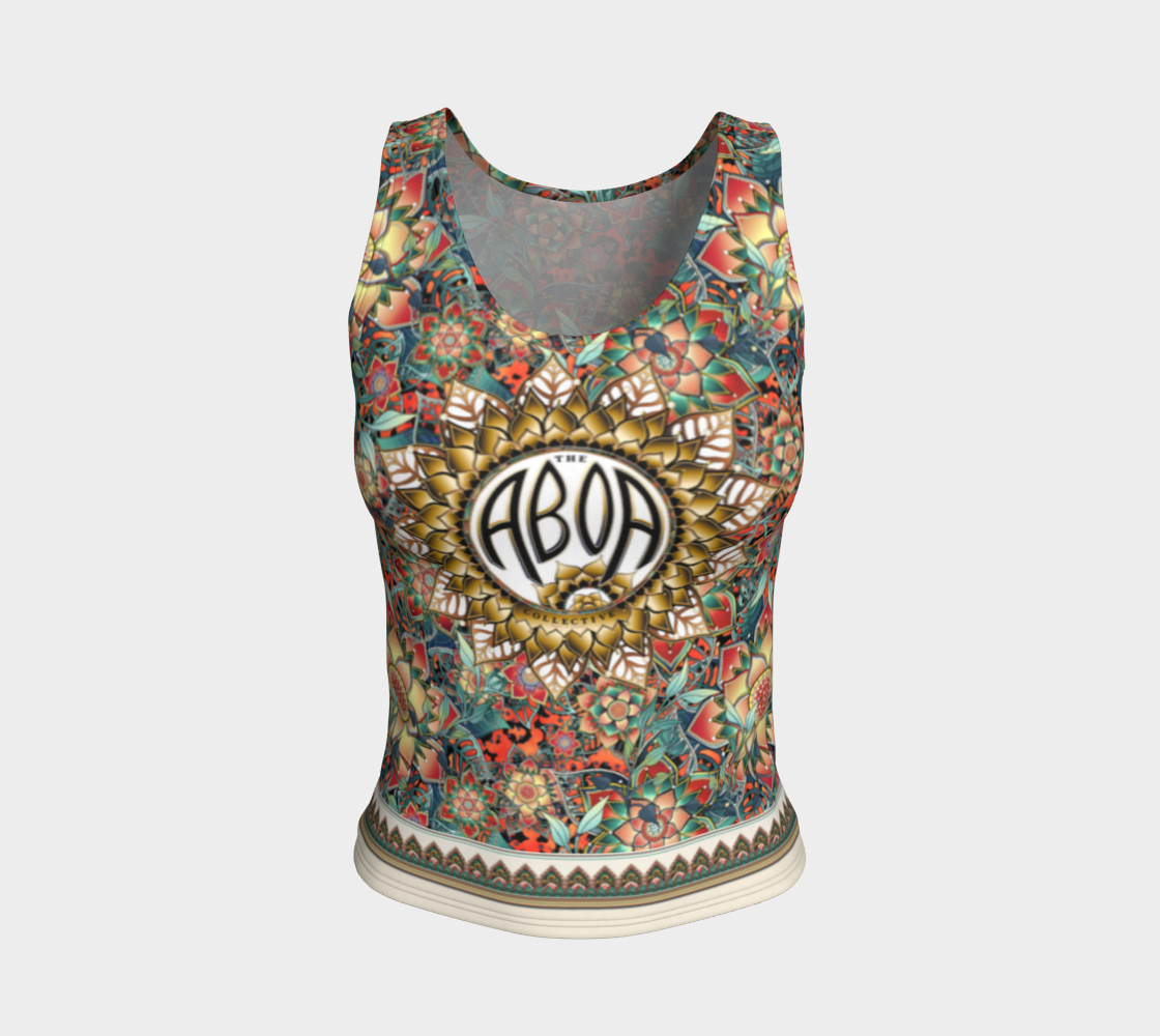 ABOA TROPICAL ORANGE FITTED TANK
