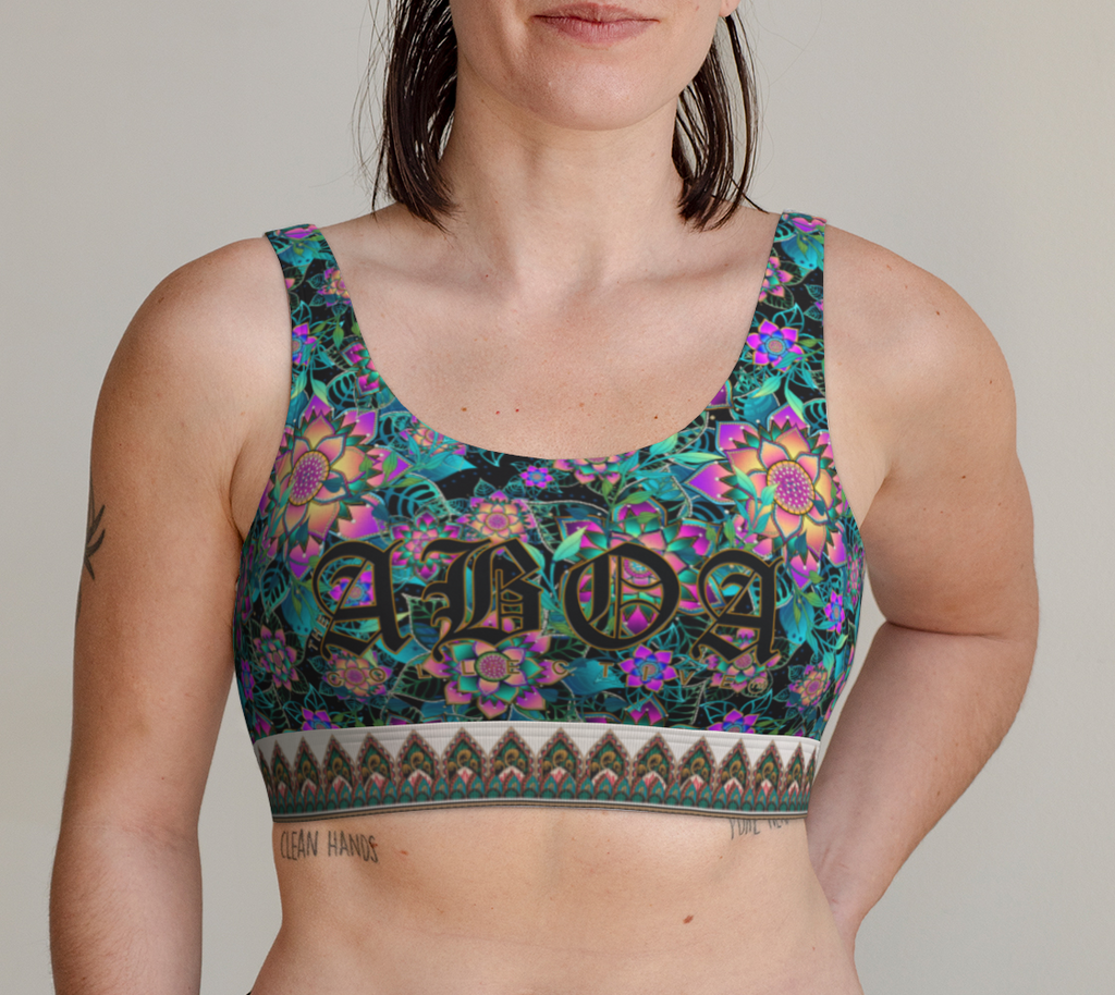 BLACK TROPICAL ORIGINAL BRALETTE