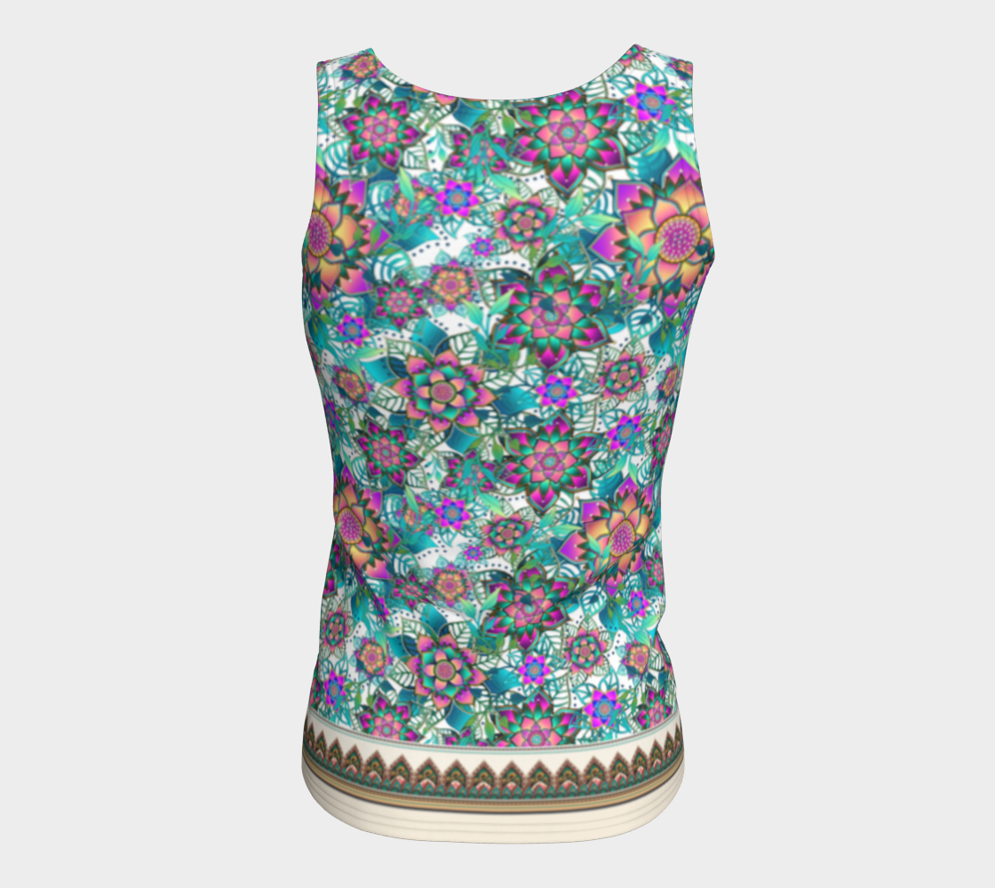 ABOA NOUVEUA TROPICAL SLIMFIT TANK