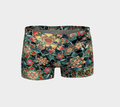 BLACK TROPICAL SHORTS