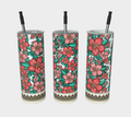 HIBISCUS WHITE TUMBLER