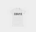 ABOA OLD ENGLISH BLACK & GOLD SLIMFIT TEE